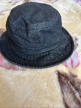 TNA Black Denim Bucket Hat